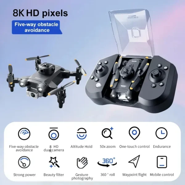 Xiaomi 8K 4DRC V30 Mini Drone Professional Dual Cameras HD FPV Gps RC Brushless Drones Obstacle Avoidance Helicopter Toy 10000m - Image 6