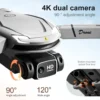 For Xiaomi V88 Drone 4K Professional Dron HD Aerial Photography Remote Control Aircraft HD Dual Camera Quadcopter RC Toy UAV - Image 3