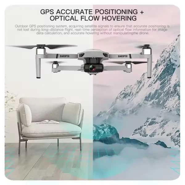 2025 KF102 4K HD GPS Drone with Dual Camera 2-Axis Gimbal Optical Flow WiFi FPV, Foldable Toy for Beginners and Professionals - Image 2