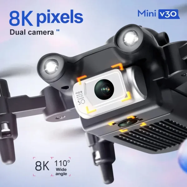 Xiaomi 8K 4DRC V30 Mini Drone Professional Dual Cameras HD FPV Gps RC Brushless Drones Obstacle Avoidance Helicopter Toy 10000m - Image 2