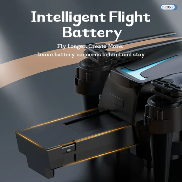 M8 Dual Camera Drone Toys Drone with 2 Batterys, Intelligent Obstacle Avoidance, Optical Flow, HD Camera, 360-degree rolling - Image 7