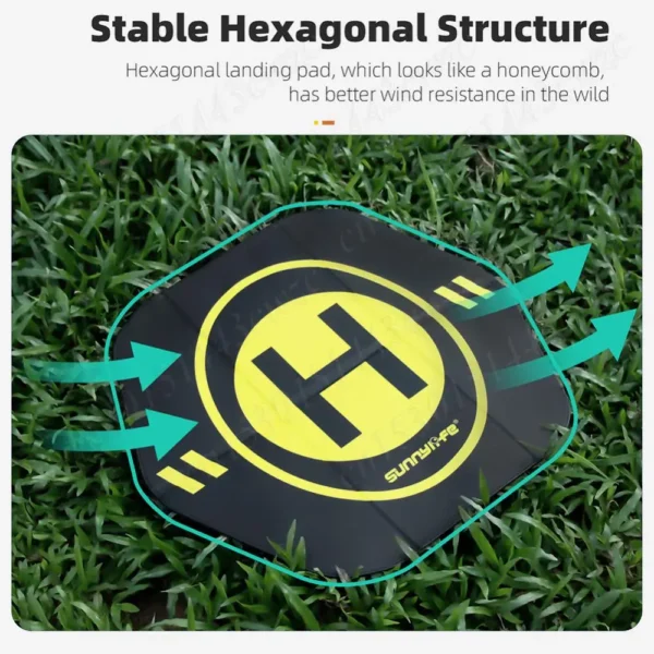 35cm Airplane Landing Pad for DJI NEO/Mini4Pro Drone Accessories Waterproof Foldable Landing Mat Double Sided Drone Parking Mat - Image 6