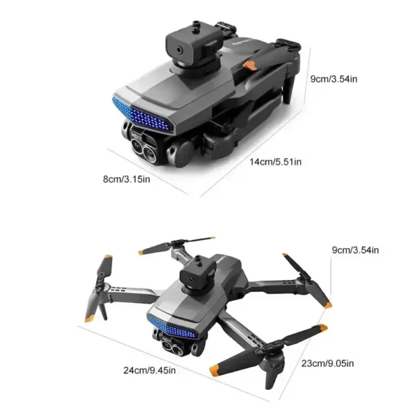 D6 8K HD Professional Drone with Dual Camera Optical Flow Obstacle Avoidance Foldable RC Quadcopter Toy for Beginners - Image 5