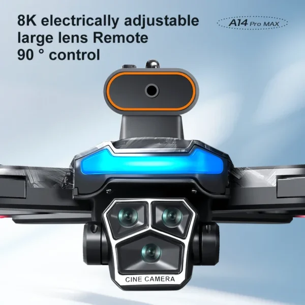 For Xiaomi A14Pro max Drone 4K Professional HD Dual Camera Dron Brushless Motor WIFI FPV Foldable RC Quadcopter Helicopter Toys - Image 2